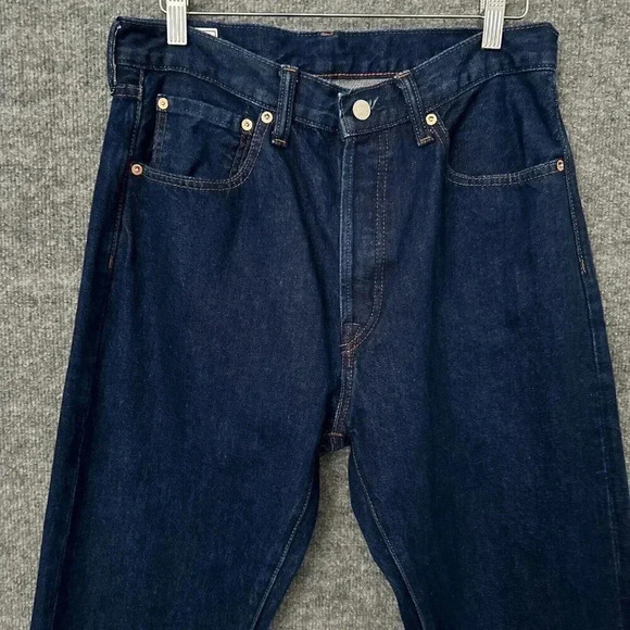 Gap Original Fit Jeans Mens 31 x 34 Dark Wash Button Fly (actual 32 x 31.50) - Picture 3 of 12